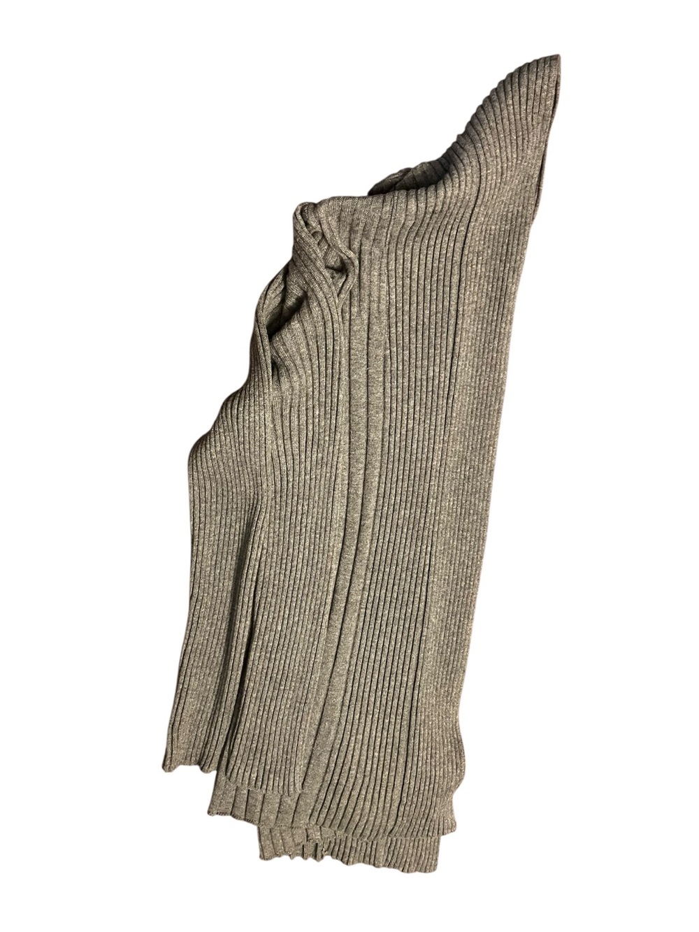 Croft & Barrow Gray Ribbed Open Front Cardigan – Size Small - Picture 9 of 9